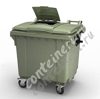 Мусорный контейнер MGBR-1100 с люком в крышке