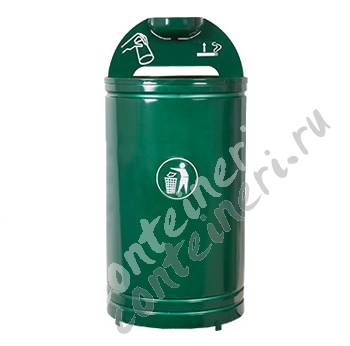 Урна металлическая 100л., №16